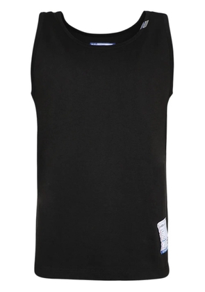 Maison MIHARA YASUHIRO logo-appliqué cotton tank top - Black