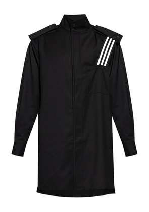 Y-3 three-stripe panel shirt jacket - Black