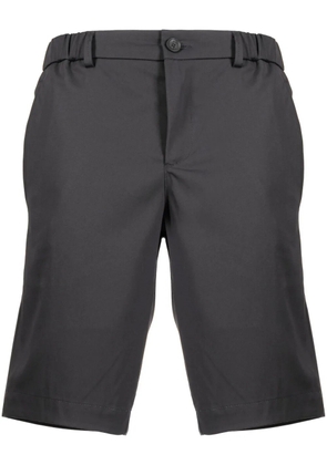 BOSS logo-patch slim-fit shorts - Grey