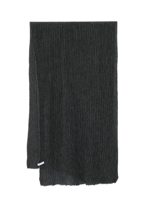 Botto Giuseppe striped scarf - Grey