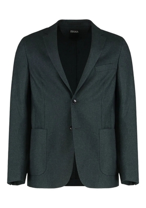 Zegna notched-lapel blazer - Green