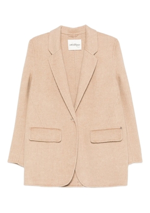 Ottod'Ame herringbone single-breasted jacket - Neutrals