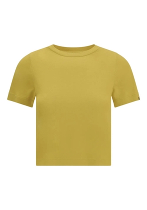 extreme cashmere N°267 Tina crew-neck short-sleeve T-shirt - Yellow