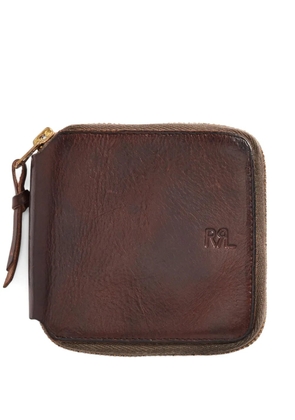 Ralph Lauren RRL leather zip wallet - Brown