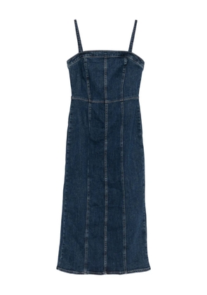 Levi's panelled bustier midi dress - Blue