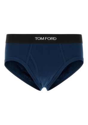 TOM FORD logo-waistband briefs - Blue