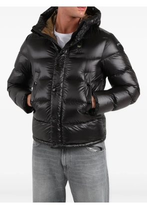 Blauer hooded padded clipper coat - Black