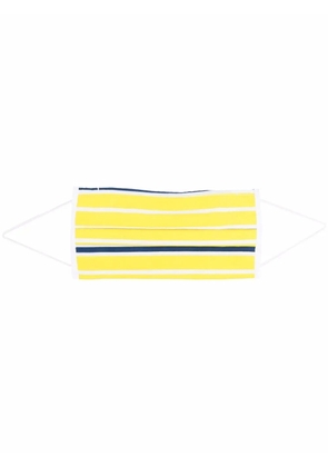Fedeli stripe-print face mask - Yellow