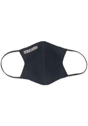 COUNTY OF MILAN logo-print face mask - Black