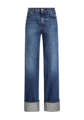 Dolce & Gabbana turn-up cuffs jeans - Blue