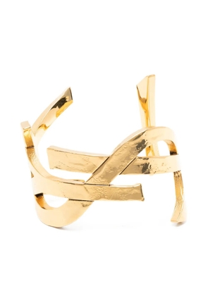 Saint Laurent logo bracelet - Gold