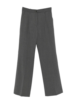 Nine In The Morning pleated straight trousers - Grey