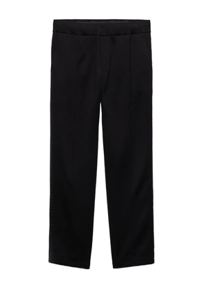 Prada logo-plaque trousers - Black