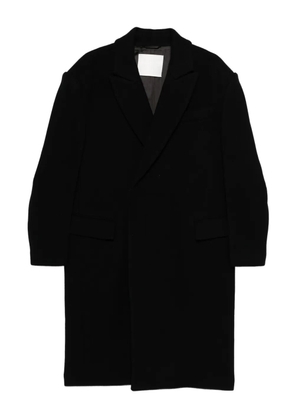 YCH double-breasted coat - Black