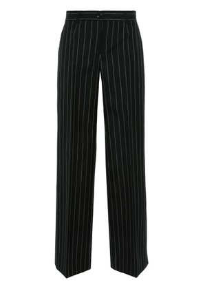 Dolce & Gabbana pinstriped straight-leg trousers - Black