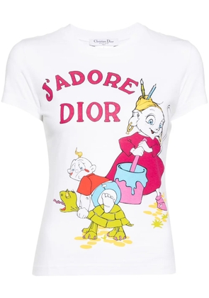 Christian Dior Pre-Owned 2002 J'Adore Dior graphic-print T-shirt - White