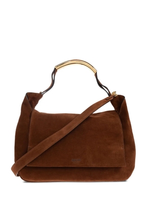 Moschino handle-detail cross body bag - Brown