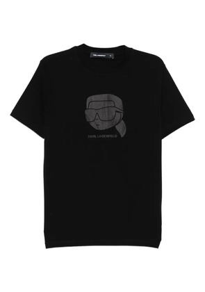 Karl Lagerfeld logo-print T-shirt - Black