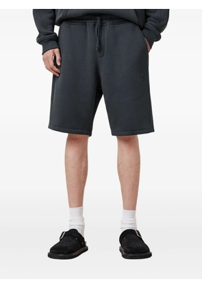 AllSaints logo-embroidered drawstring track shorts - Blue