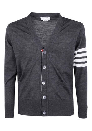 Thom Browne stripe cardigan - Grey
