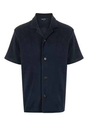 Paul Smith towelling short-sleeve shirt - Blue