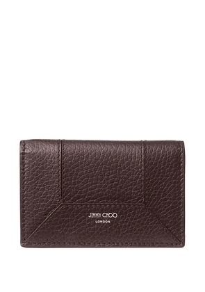 Jimmy Choo DM Nello leather card holder - Brown