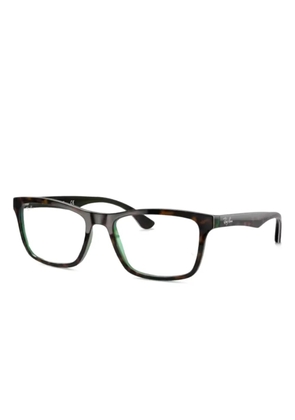 Ray-Ban rectangle-frame glasses - Brown