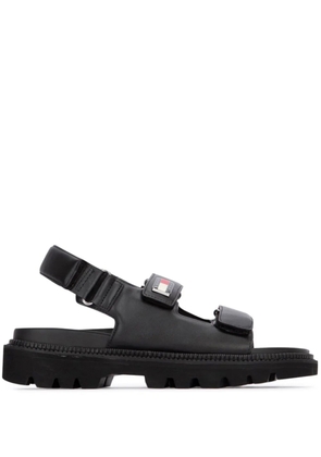 Tommy Hilfiger appliqué sandals - Black