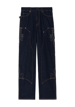 Zadig&Voltaire embroidered-details wide-leg jeans - Blue