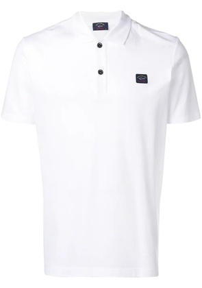 Paul & Shark logo patch polo shirt - White