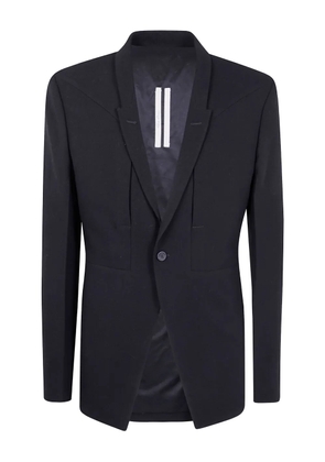 Rick Owens single-button wool jacket - Black