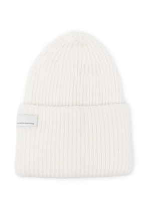Nine In The Morning ribbed wool beanie - Neutrals