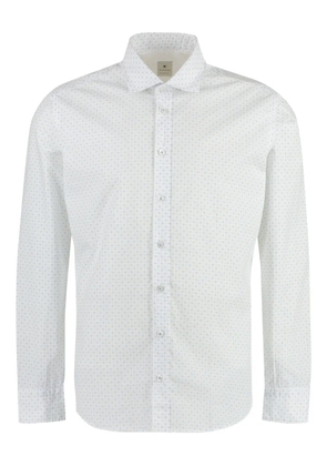 Bastoncino micro-dotted shirt - White
