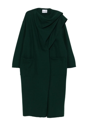 Niu draped coat - Green
