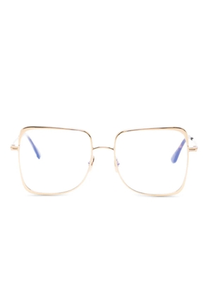 TOM FORD Eyewear square-frame glasses - Gold