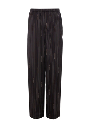 Balenciaga striped trousers - Black