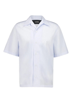 AMIRI Starburst striped camp-collar shirt - Blue