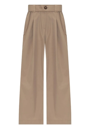 Moncler wide-leg trousers - Neutrals