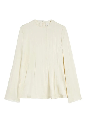 Jil Sander satin blouse - White