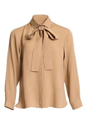 Elie Saab silk shirt - Neutrals