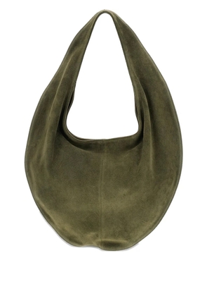 Maeden suede half-moon shoulder bag - Green