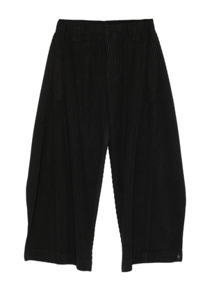 Homme Plissé Issey Miyake Angular Stone trousers - Black