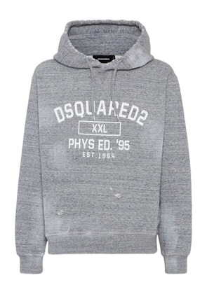 DSQUARED2 logo-print hoodie - Grey