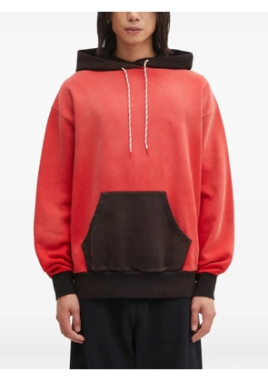 Aries logo-print hoodie - Red