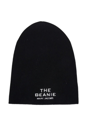 Marc Jacobs embroidered-logo beanie - Black