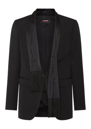 DSQUARED2 x Magliano attached-scarf blazer - Black