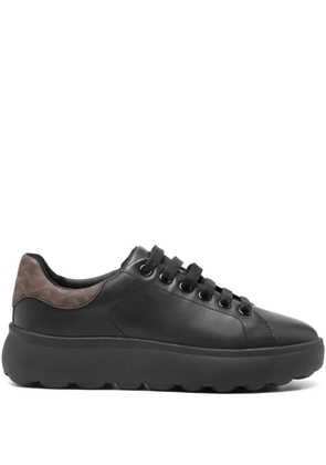 Geox Spherica leather sneakers - Black