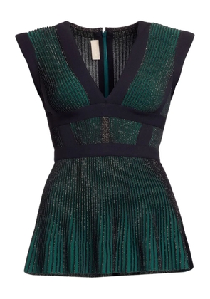 Elie Saab metallic top - Green