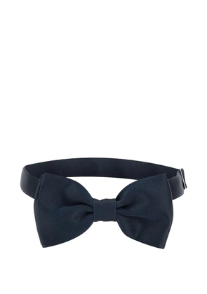 Tagliatore satin bow tie - Blue