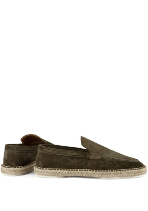 Aurélien slip-on suede espadrilles - Green